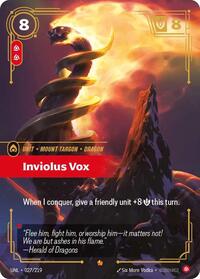 Inviolus Vox [Unleashed] | Card Merchant Takapuna