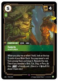 Ivern - Nurturer [Unleashed] | Card Merchant Takapuna