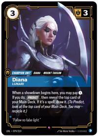 Diana - Lunari [Unleashed] | Card Merchant Takapuna