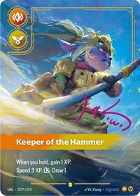 Poppy - Keeper of the Hammer (Signature) [Unleashed] | Card Merchant Takapuna