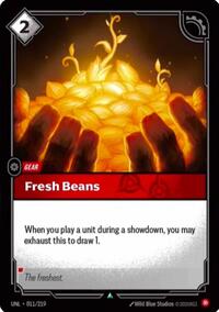 Fresh Beans [Unleashed] | Card Merchant Takapuna