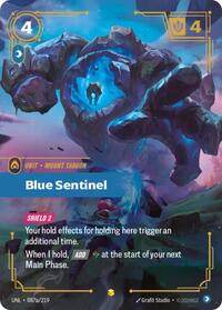 Blue Sentinel (Alternate Art) [Unleashed] | Card Merchant Takapuna