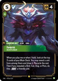 Ivern - Nurturer (Alternate Art) [Unleashed] | Card Merchant Takapuna