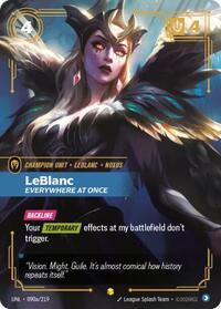 LeBlanc - Everywhere At Once (Alternate Art) [Unleashed] | Card Merchant Takapuna