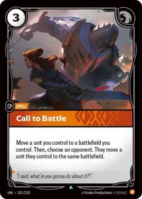 Call to Battle [Unleashed] | Card Merchant Takapuna