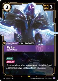 Pyke - Returned (Alternate Art) [Unleashed] | Card Merchant Takapuna