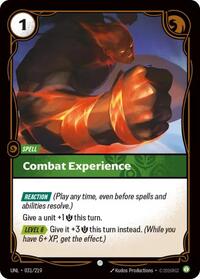 Combat Experience [Unleashed]