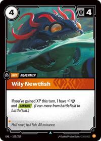 Wily Newtfish [Unleashed] | Card Merchant Takapuna