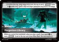 Forgotten Library | Card Merchant Takapuna