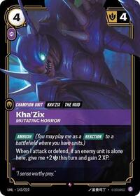 Kha'Zix - Mutating Horror [Unleashed] | Card Merchant Takapuna