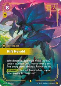 Rift Herald (Alternate Art) [Unleashed] | Card Merchant Takapuna