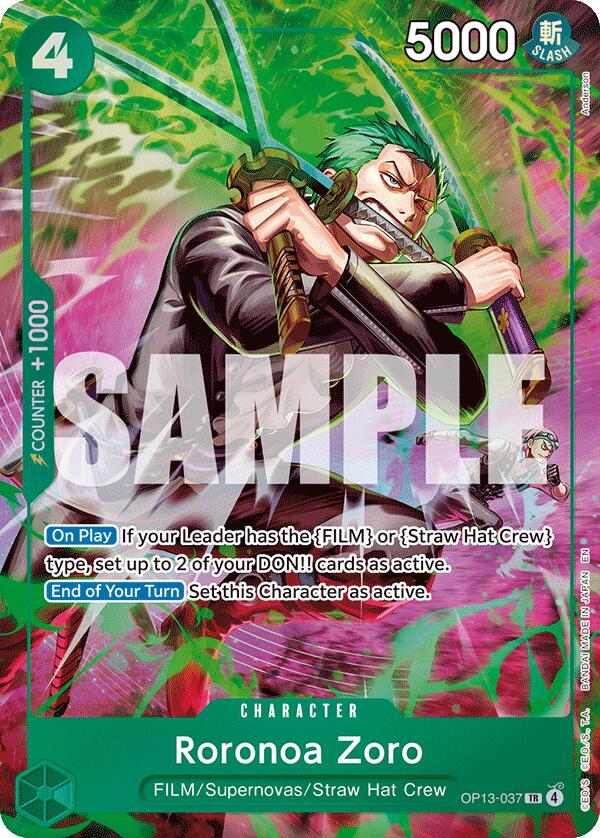 Roronoa Zoro [Adventure on Kami's Island] | Card Merchant Takapuna