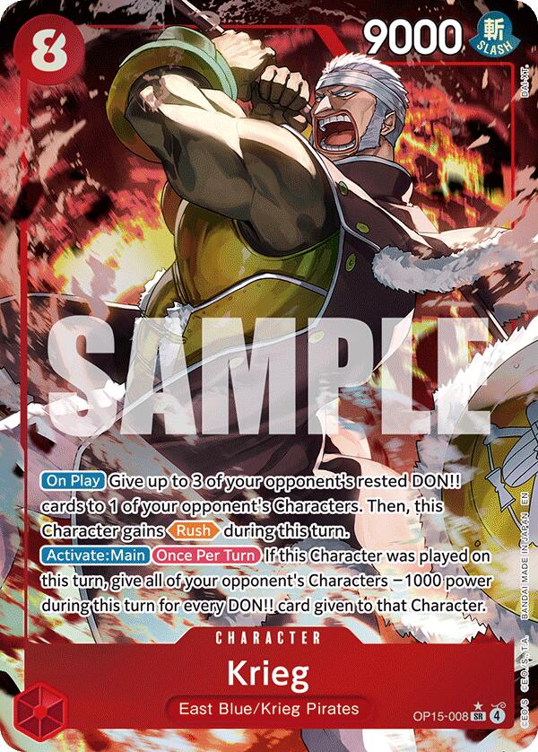 Krieg (Alternate Art) [Adventure on Kami's Island] | Card Merchant Takapuna