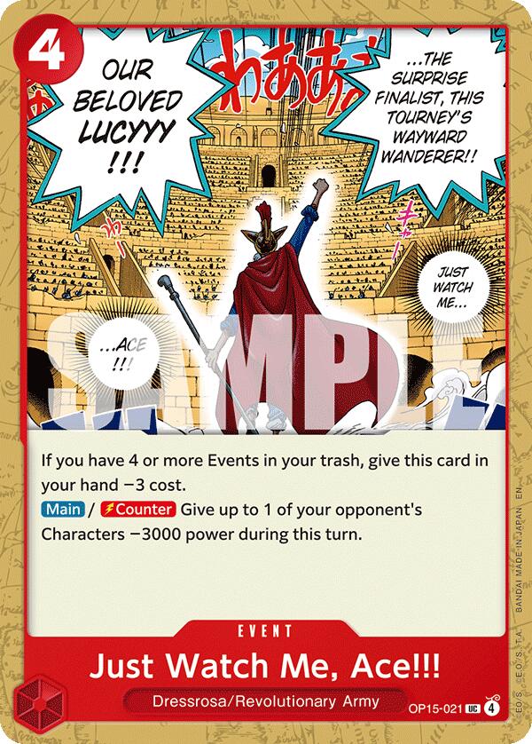 Just Watch Me, Ace!!! [Adventure on Kami's Island] | Card Merchant Takapuna