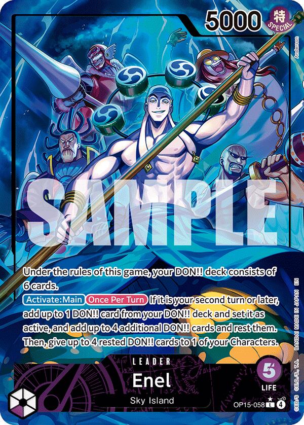 Enel (Alternate Art) [Adventure on Kami's Island] | Card Merchant Takapuna