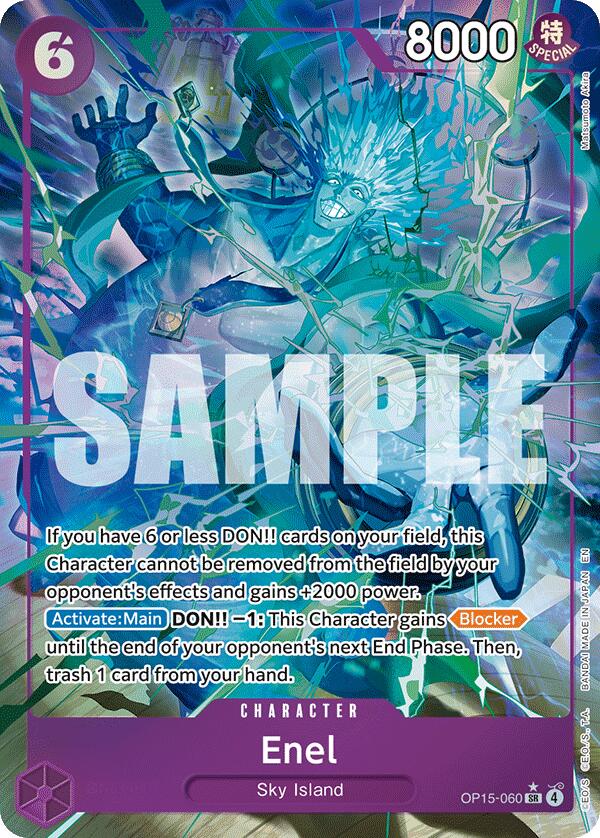 Enel (Alternate Art) [Adventure on Kami's Island] | Card Merchant Takapuna