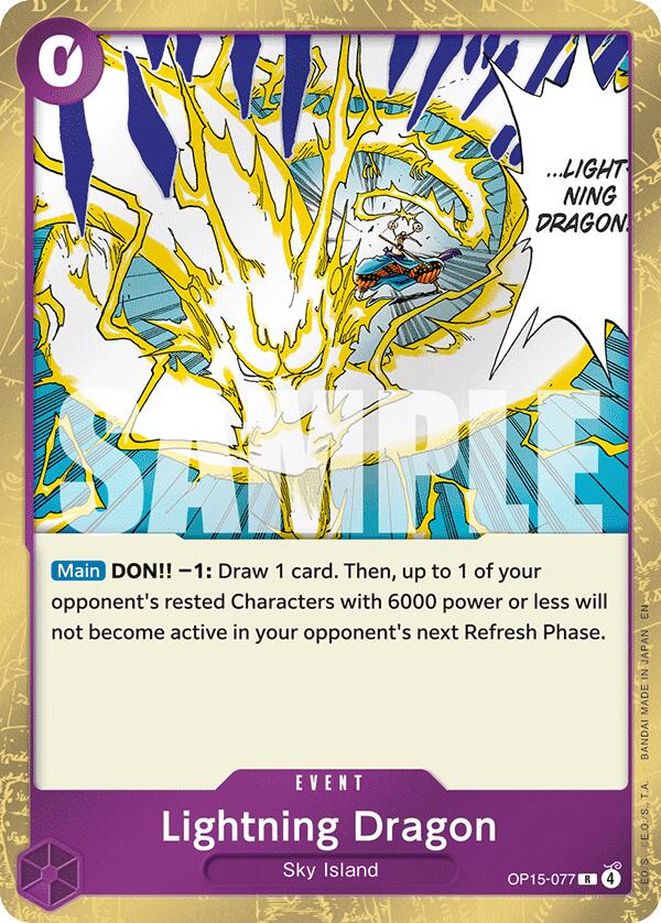 Lightning Dragon [Adventure on Kami's Island] | Card Merchant Takapuna