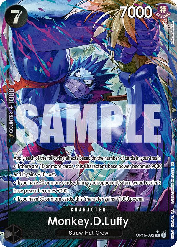 Monkey.D.Luffy (Alternate Art) [Adventure on Kami's Island] | Card Merchant Takapuna