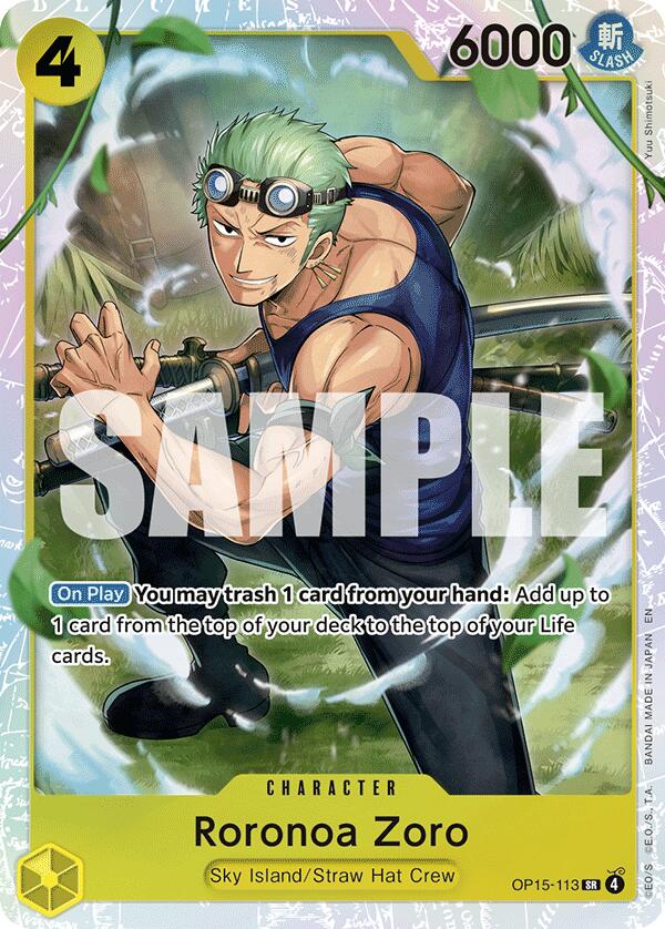Roronoa Zoro [Adventure on Kami's Island] | Card Merchant Takapuna