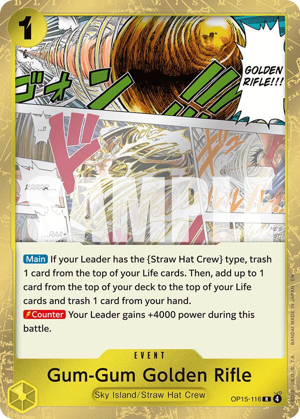 Gum-Gum Golden Rifle [Adventure on Kami's Island] | Card Merchant Takapuna