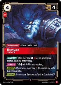 Rengar - Unseen [Unleashed] | Card Merchant Takapuna
