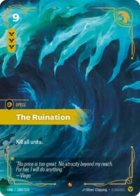 The Ruination [Unleashed] | Card Merchant Takapuna