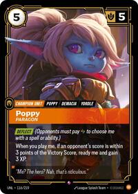 Poppy - Paragon [Unleashed] | Card Merchant Takapuna