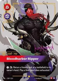 Pyke - Bloodharbor Ripper (Signature) [Unleashed] | Card Merchant Takapuna