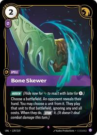 Bone Skewer [Unleashed] | Card Merchant Takapuna