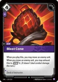 Blast Cone [Unleashed] | Card Merchant Takapuna