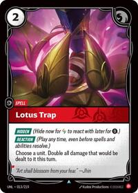 Lotus Trap [Unleashed] | Card Merchant Takapuna