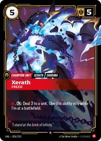 Xerath - Freed [Unleashed] | Card Merchant Takapuna