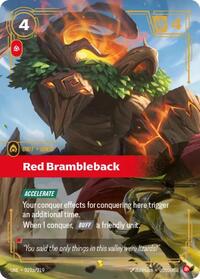 Red Brambleback (Alternate Art) [Unleashed] | Card Merchant Takapuna