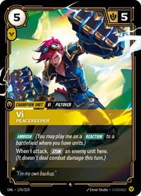 Vi - Peacekeeper [Unleashed] | Card Merchant Takapuna