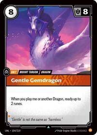 Gentle Gemdragon [Unleashed] | Card Merchant Takapuna