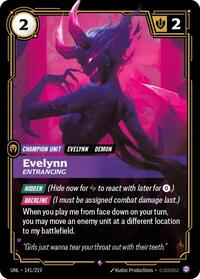 Evelynn - Entrancing [Unleashed] | Card Merchant Takapuna