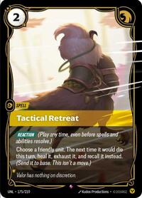 Tactical Retreat [Unleashed] | Card Merchant Takapuna