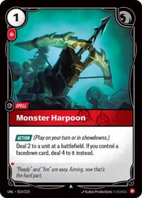 Monster Harpoon [Unleashed] | Card Merchant Takapuna