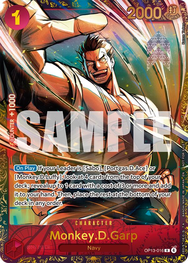 Monkey.D.Garp (Treasure Cup March 2026) [One Piece Promotion Cards] | Card Merchant Takapuna