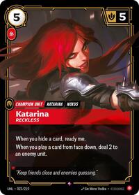 Katarina - Reckless [Unleashed] | Card Merchant Takapuna