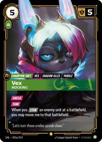 Vex - Mocking (Alternate Art) [Unleashed] | Card Merchant Takapuna