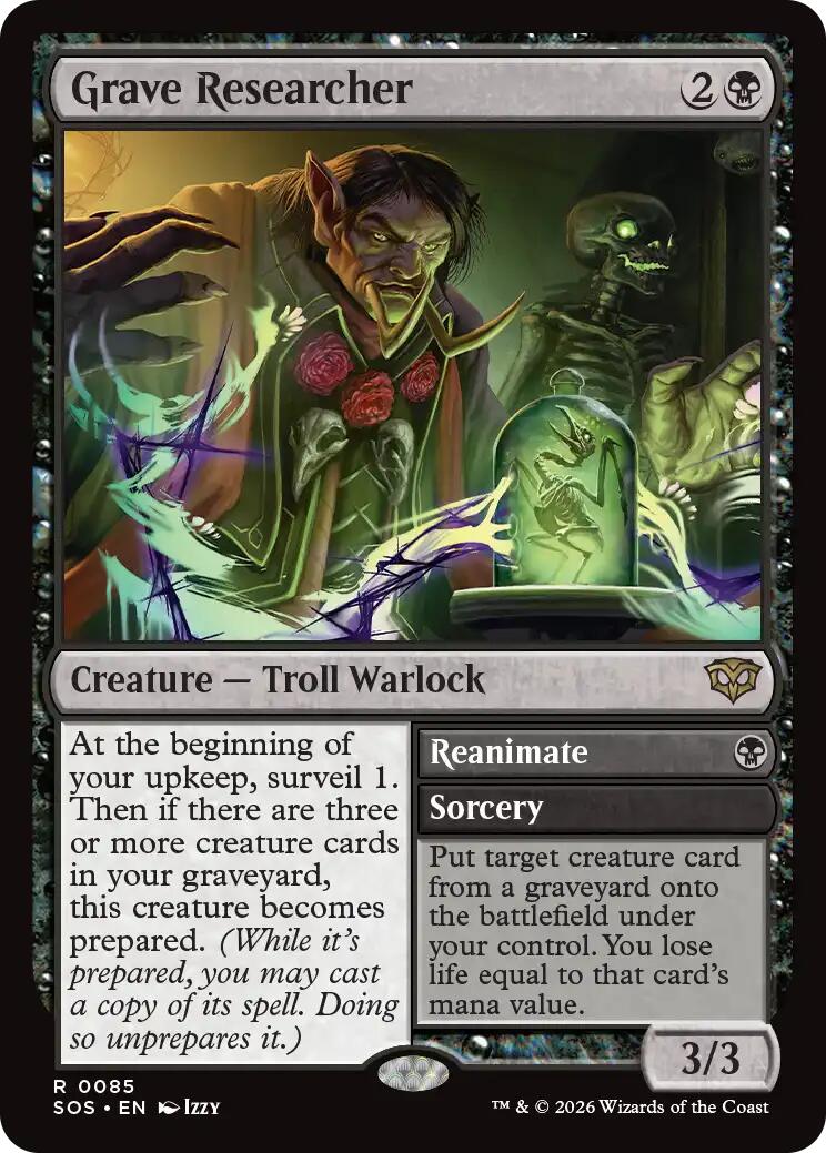 Grave Researcher [Secrets of Strixhaven] | Card Merchant Takapuna
