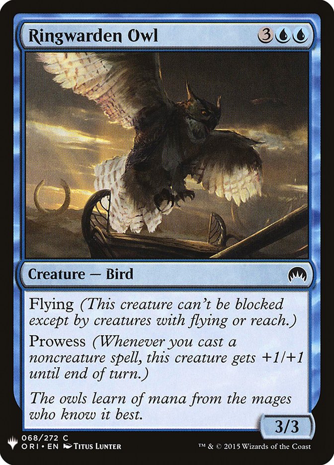 Ringwarden Owl [Mystery Booster] | Card Merchant Takapuna