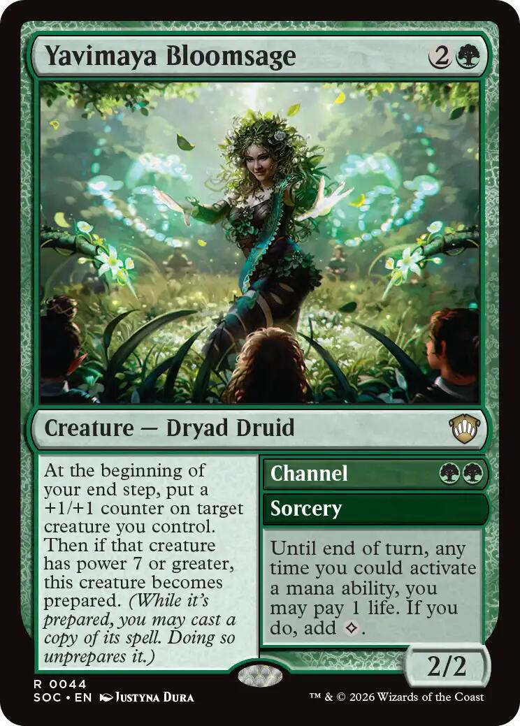 Yavimaya Bloomsage [Secrets of Strixhaven Commander] | Card Merchant Takapuna