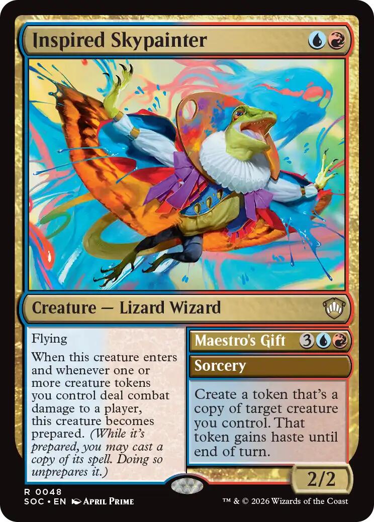 Inspired Skypainter [Secrets of Strixhaven Commander] | Card Merchant Takapuna