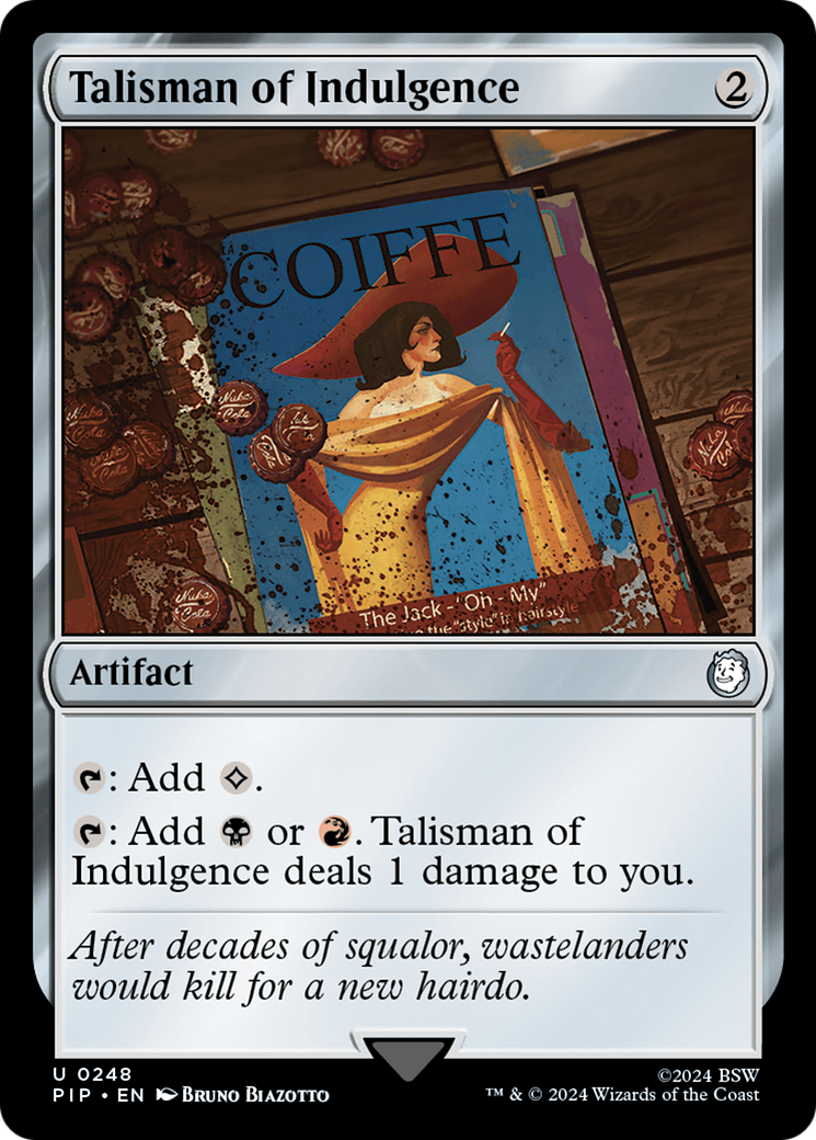 Talisman of Indulgence [Fallout] | Card Merchant Takapuna