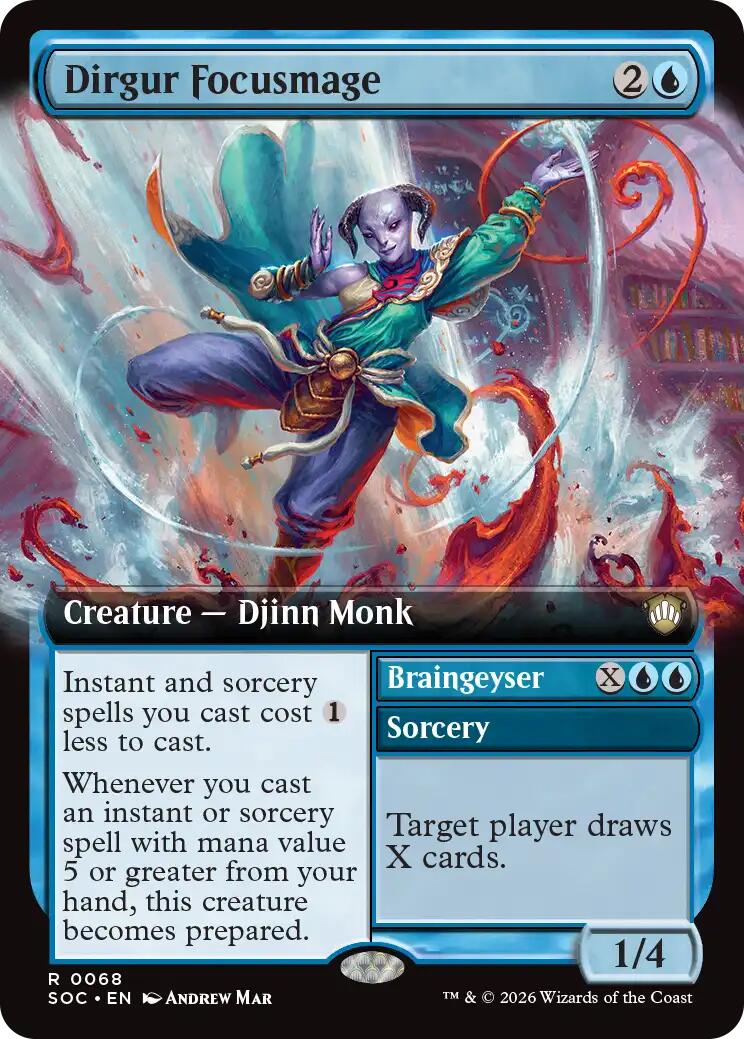 Dirgur Focusmage (Extended Art) [Secrets of Strixhaven Commander] | Card Merchant Takapuna