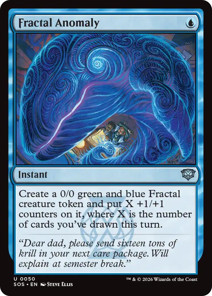 Fractal Anomaly [Secrets of Strixhaven] | Card Merchant Takapuna
