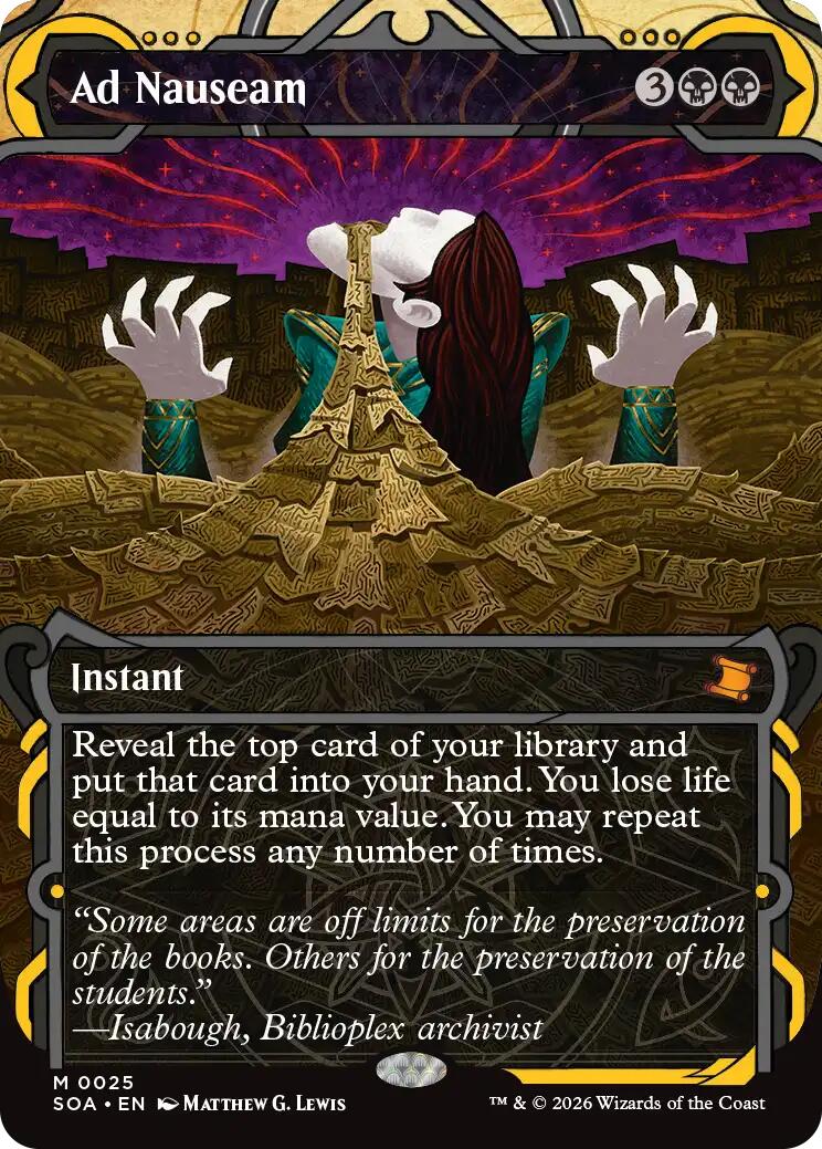 Ad Nauseam [Secrets of Strixhaven: Mystical Archive] | Card Merchant Takapuna