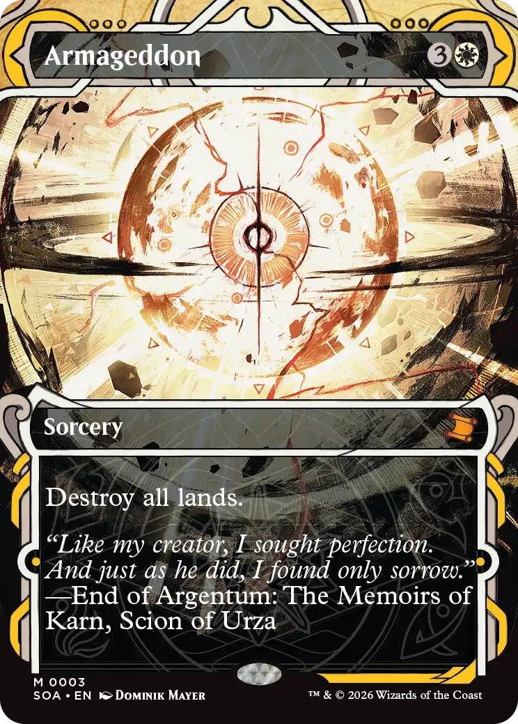 Armageddon [Secrets of Strixhaven: Mystical Archive] | Card Merchant Takapuna